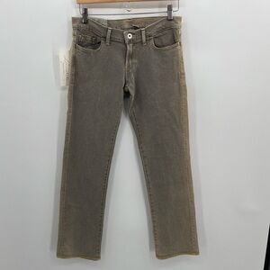 Loomstate 27 Khaki Grey Genesis Washed Denim Jeans